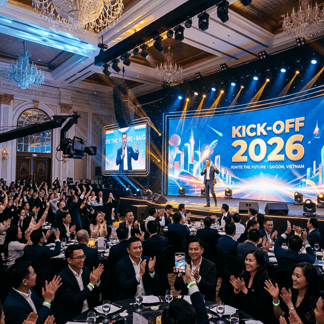 Corporate event production in Ho Chi Minh City by VBE